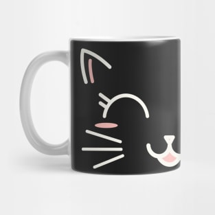 Happy Cat, Kitty Kat face Mug